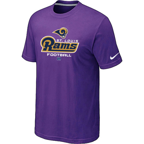 St.Louis Rams Critical Victory Purple T-Shirt