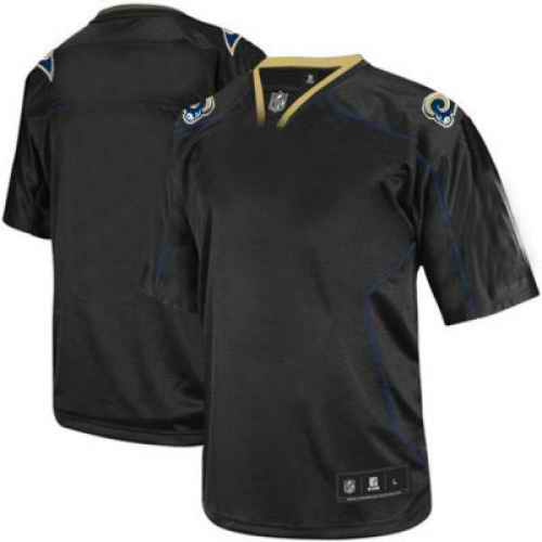 St.Louis Rams Men Customized black field shadow Jersey