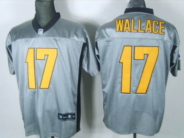 Steelers 17 Wallace Grey Jerseys