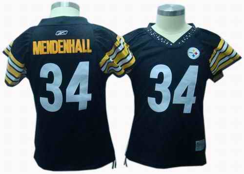 Steelers 34 Mendenhall black women Jerseys