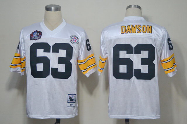 Steelers 63 Dawson White M&N 2012 Hall of Fame Jerseys