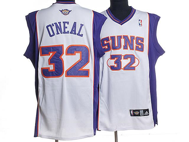 Suns 32 S.O Neal White Jerseys
