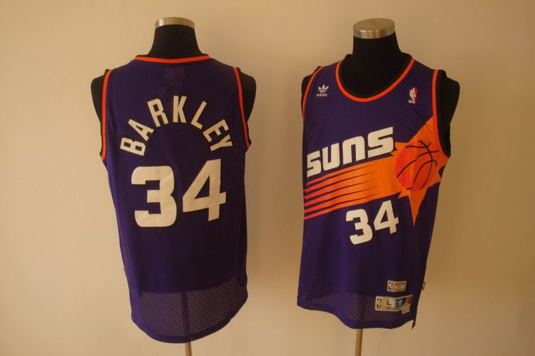 Suns 34 Barkley Purple Jerseys