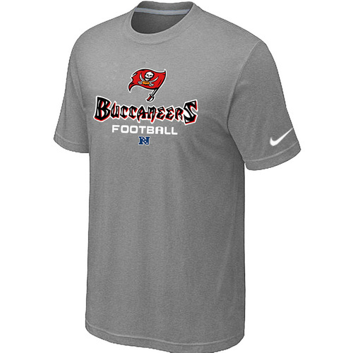Tampa Bay Buccaneers Critical Victory light Grey T-Shirt