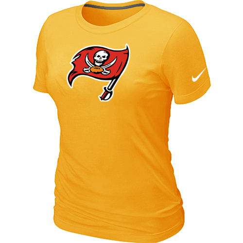 Tampa Bay Buccaneers Yellow Women's Logo T-Shirt