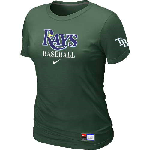 Tampa Bay Rays Nike Women's D.Green Short Sleeve Practice T-Shirt
