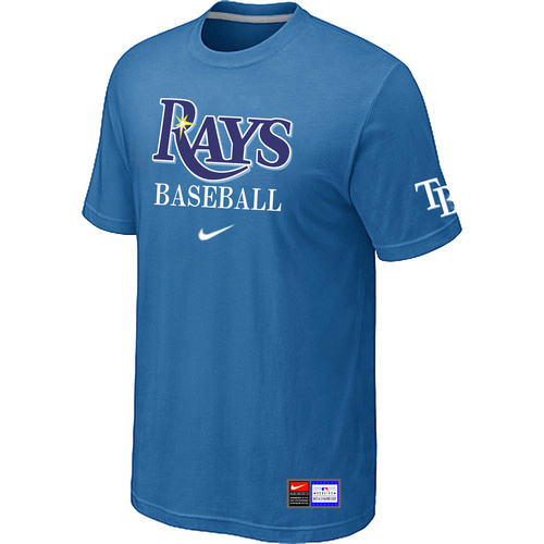 Tampa Bay Rays light Blue Nike Short Sleeve Practice T-Shirt Tampa Bay Rays light Blue Nike Short Sleeve Practice T-Shirt
