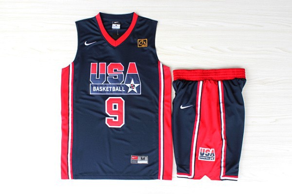 Team USA 9 Jordan Blue 1992 m&n Suit