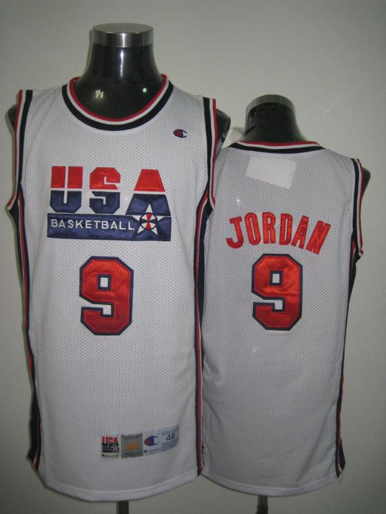 Team USA Basketball 9 Jordan White Jerseys