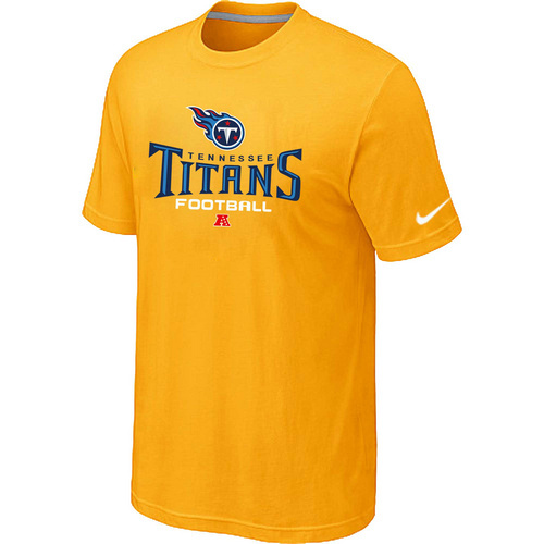 Tennessee Titans Critical Victory Yellow T-Shirt