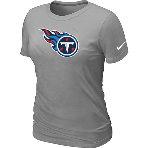 Tennessee Titans L.Grey Women's Logo T-Shirt