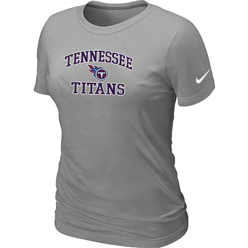 Tennessee Titans Women's Heart & Soul L.Grey T-Shirt