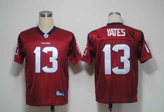 Texans 13 Yates Red kids Jerseys