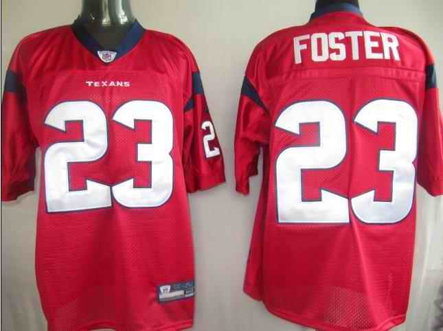 Texans 23 Foster red Jerseys
