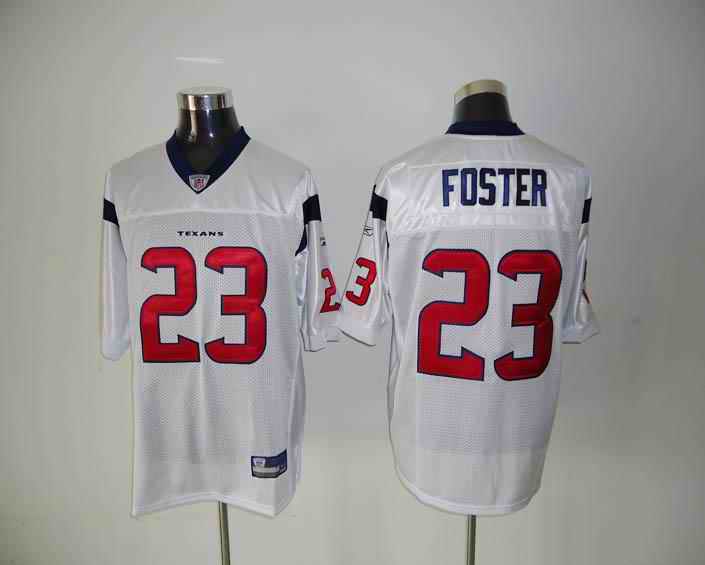 Texans 23 Foster white Jerseys