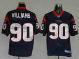 Texans 90 Williams Blue Jerseys