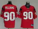 Texans 90 Williams Red Jerseys