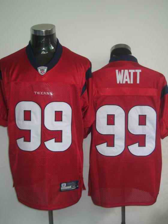 Texans 99 Watt red Jerseys