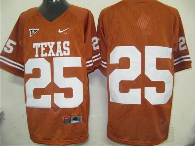 Texas Longhorns 25 Burnt orange Jerseys