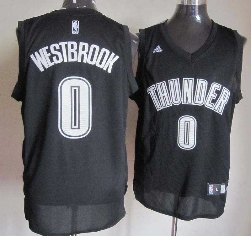 Thunder 0 Westbrook Black New Jerseys