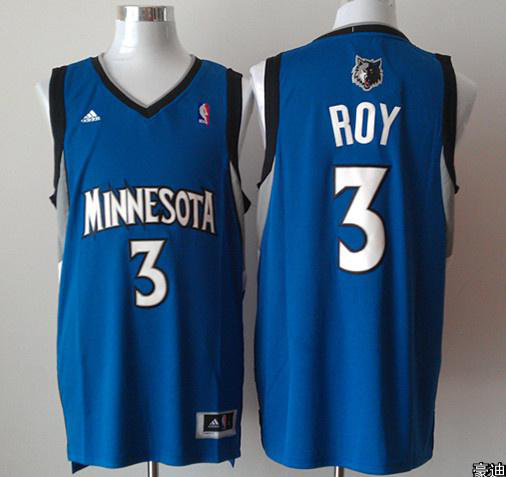 Timberwolves 3 Roy Blue New Jerseys - Click Image to Close