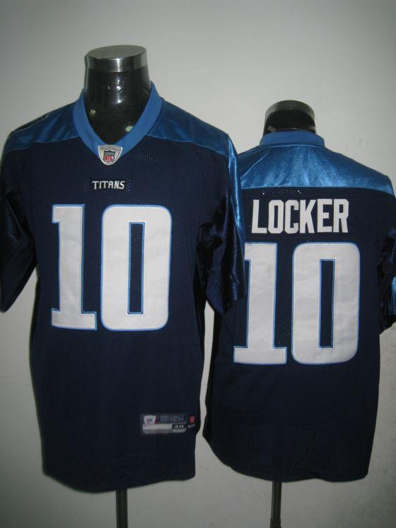 Titans 10 Locker dark blue Jerseys