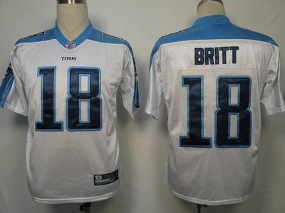 Titans 18 Kenny Britt white Jerseys