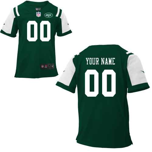 Toddler Nike New York Jets Customized Game Team Color Jersey