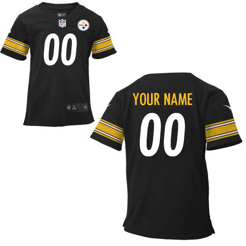 Toddler Nike Pittsburgh Steelers Customized Game Team Color Jersey