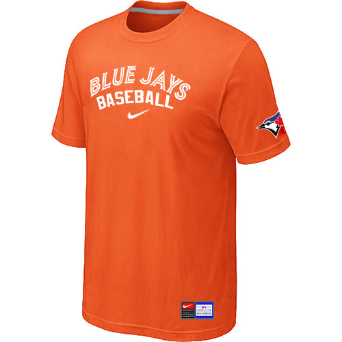 Toronto Blue Jays Orange Nike Short Sleeve Practice T-Shirt - Click Image to Close