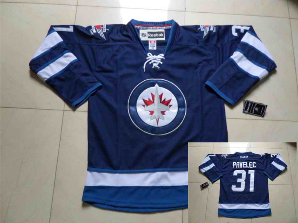 Toronto Maple Leafs 31 PAVELEC blue jerseys