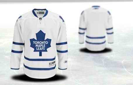 Toronto Maple Leafs Men Customized White Road Jersey