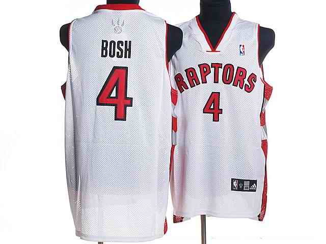 Toronto Raptors 4 Chris Bosh White Fans Jerseys