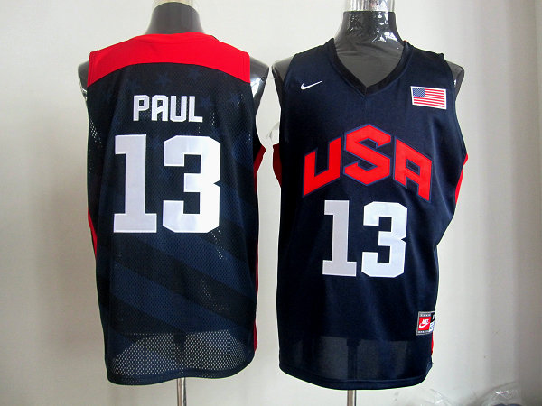 USA 13 Paul Blue 2012 Jerseys