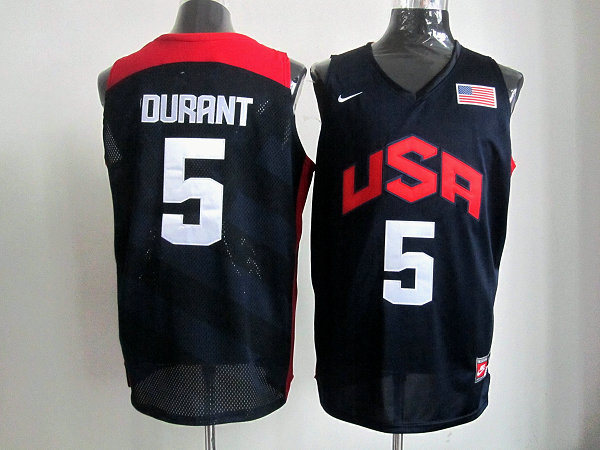 USA 5 Durant Blue 2012 Jerseys