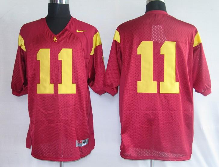 USC Trojans 11 red blank Jerseys - Click Image to Close