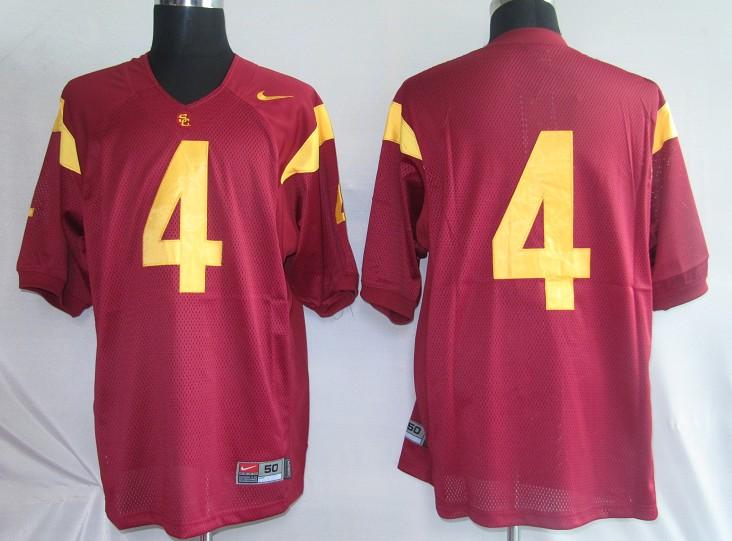 USC Trojans 4 red Jerseys - Click Image to Close