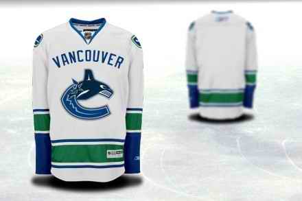 Vancouver Canucks Men Customized White Jersey