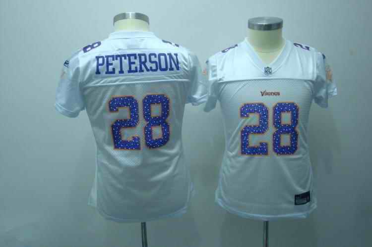 Vikings 28 Peterson white women new Jerseys Vikings 28 Peterson white women new Jerseys