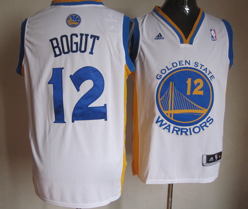 Warriors 12 Bogut White Revolution 30 Jerseys