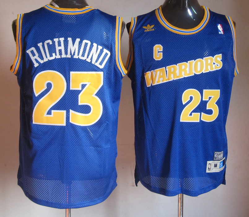 Warriors 23 Richmond Blue Mesh Jerseys