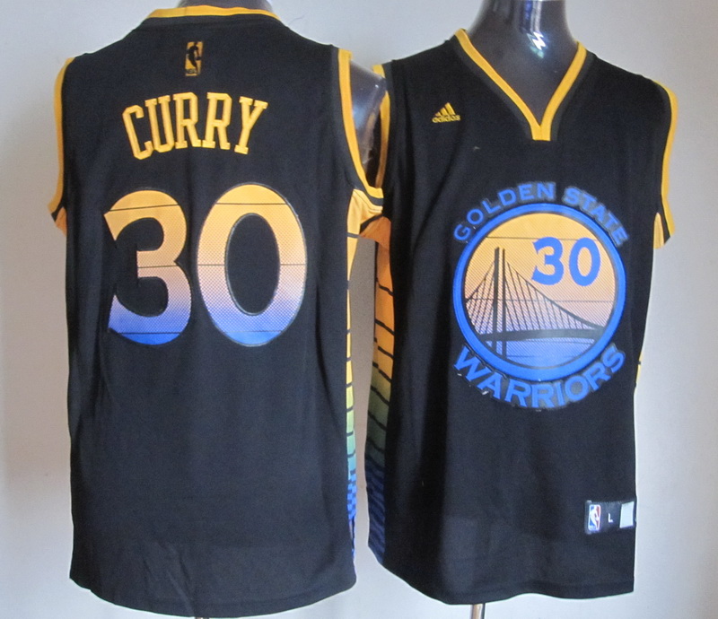 Warriors 30 Curry Black Revolution 30 Jerseys