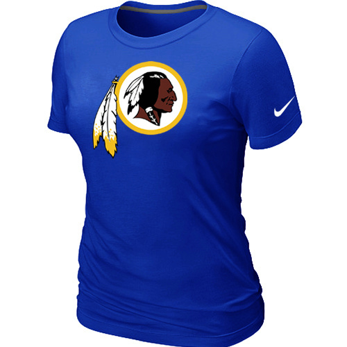 Washington Redskins Blue Women's Logo T-Shirt