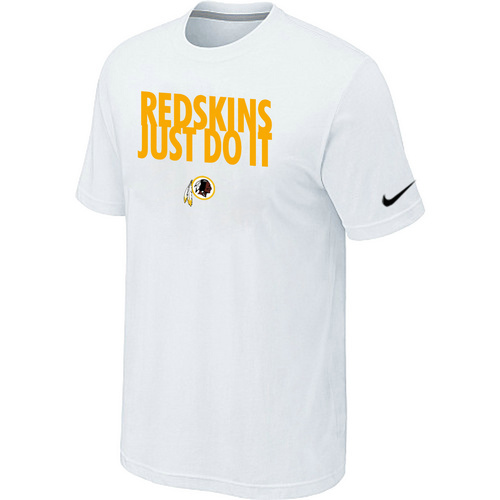 Washington Redskins Just Do It White T-Shirt