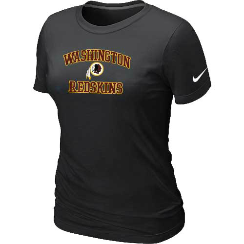 Washington Redskins Women's Heart & Soul Black T-Shirt