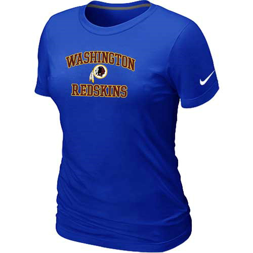 Washington Redskins Women's Heart & Soul Blue T-Shirt