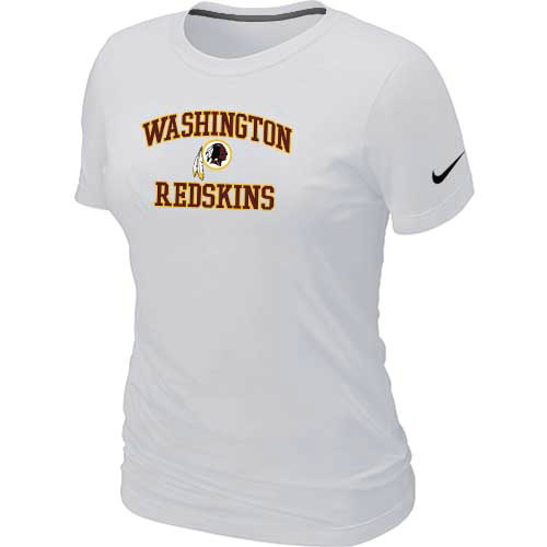 Washington Redskins Women's Heart & Soul White T-Shirt