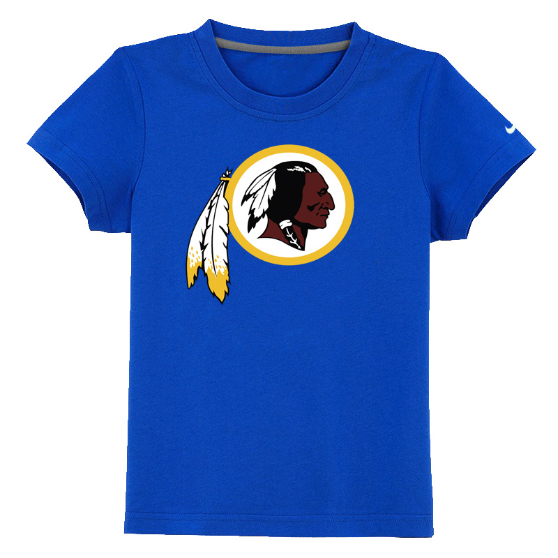 Washington Redskins logo Youth Blue T-shirt