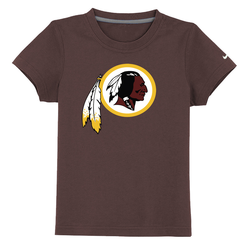 Washington Redskins logo Youth Brown T-shirt