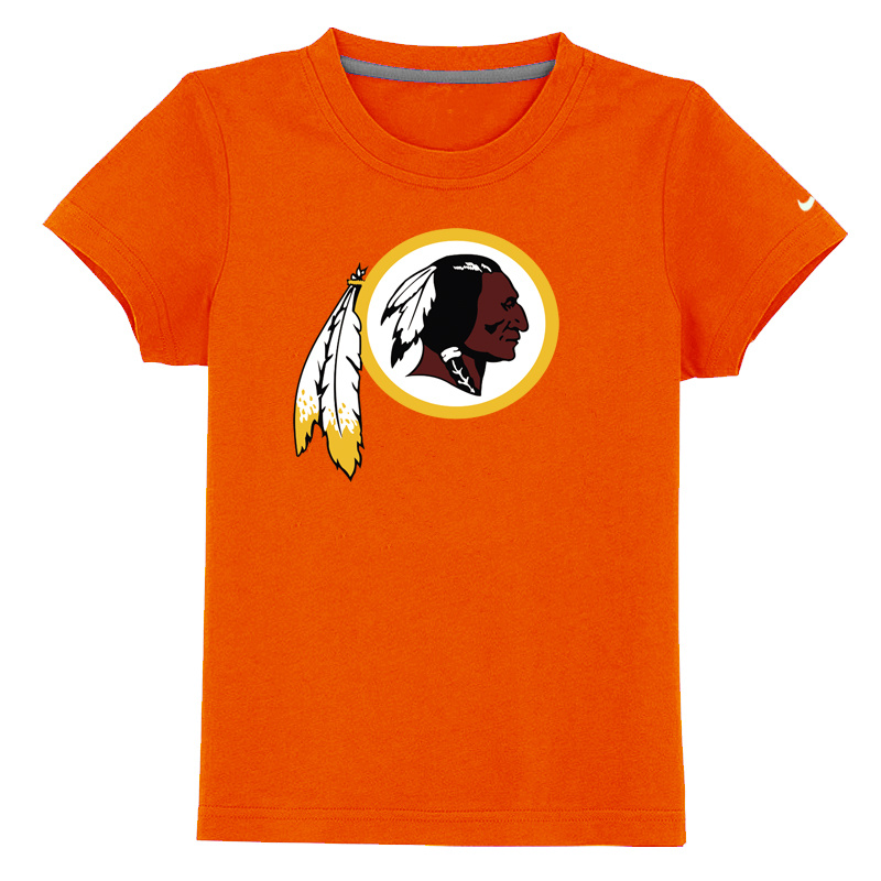 Washington Redskins logo Youth Orange T-shirt